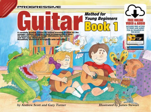 18322 Young Beginner Gtr Bk 1 Online Media