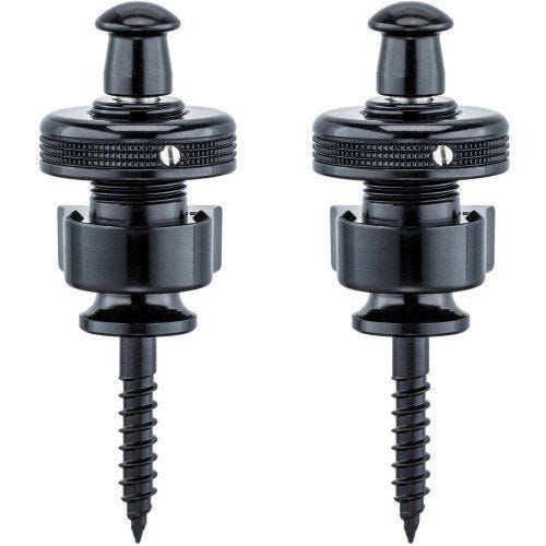 Schaller S-Locks Guitar/Bass Strap Locks - Black