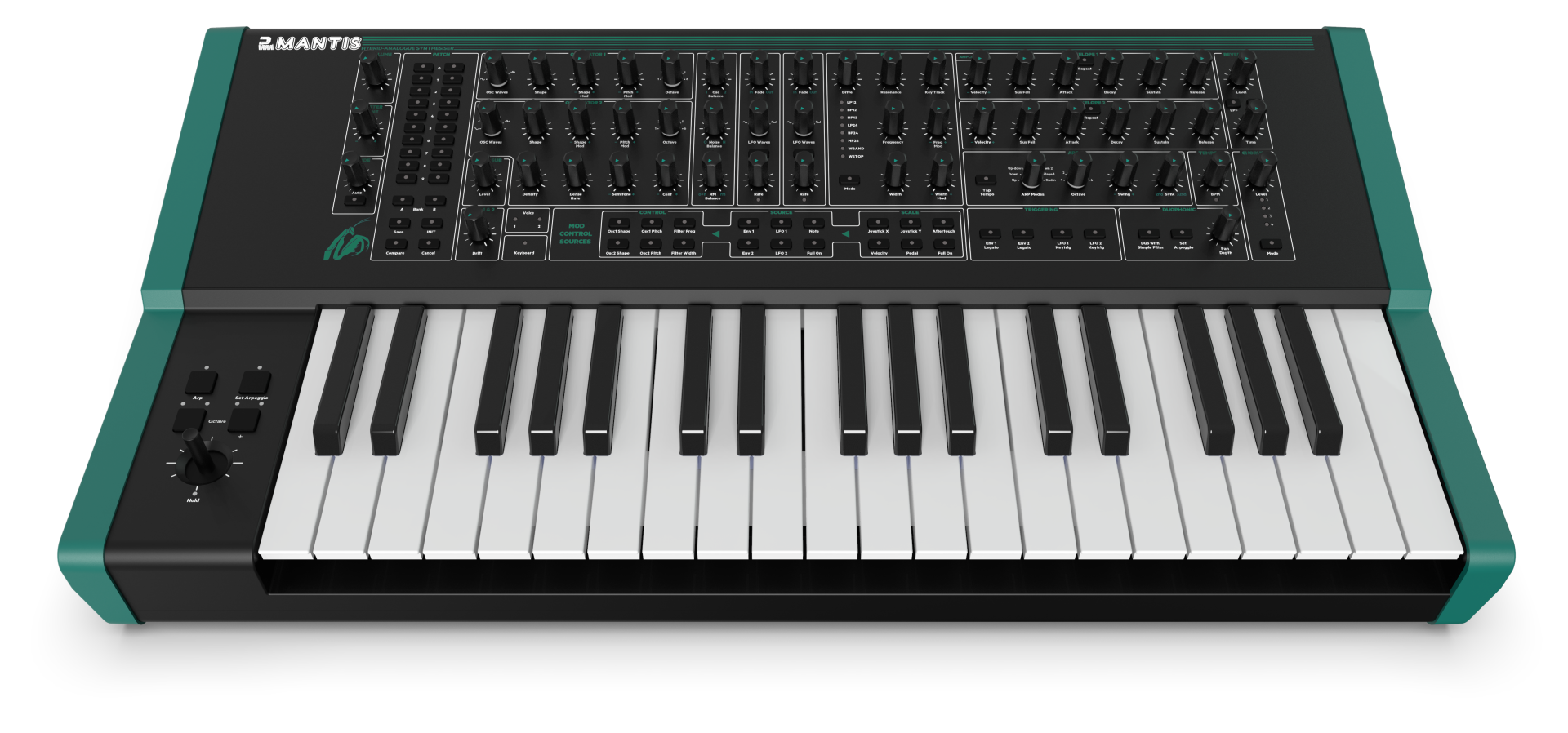 PWM Mantis Hybrid Analog Synthesizer