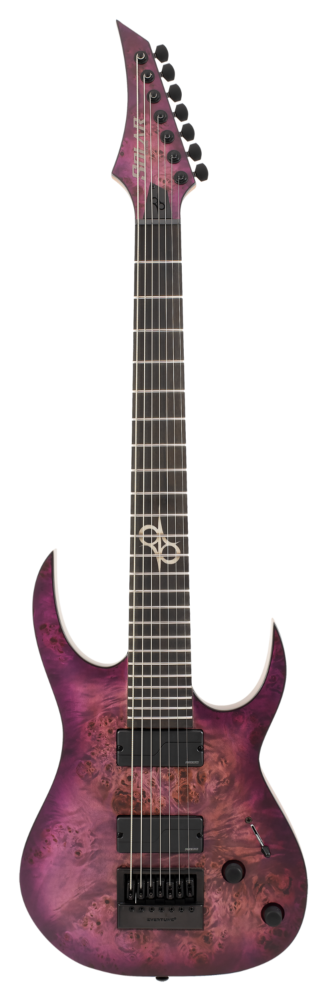 Solar S1.7APP 7-String Electric Guitar - Purple Burst