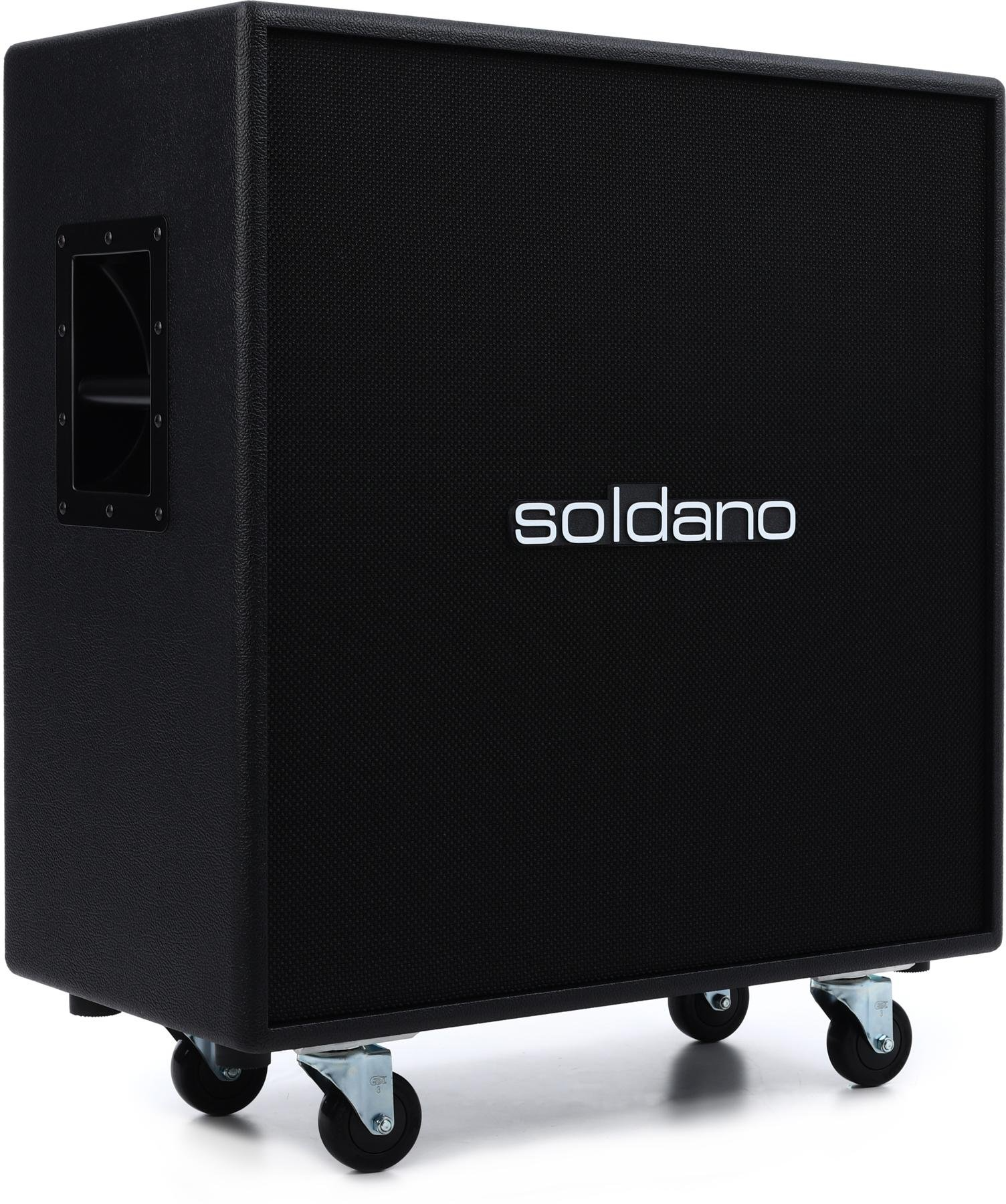 Soldano 4x12" Straight Cab - Black Tolex / Black Grille