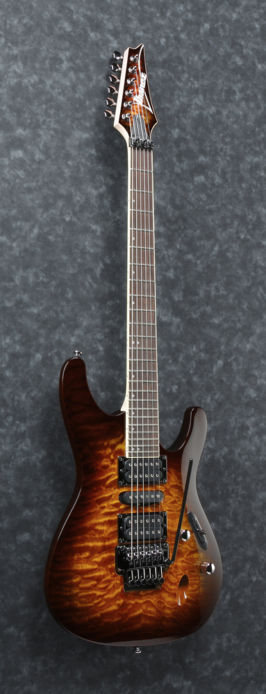 Ibanez S670QM Electric Guitar - Dragon Eye Burst