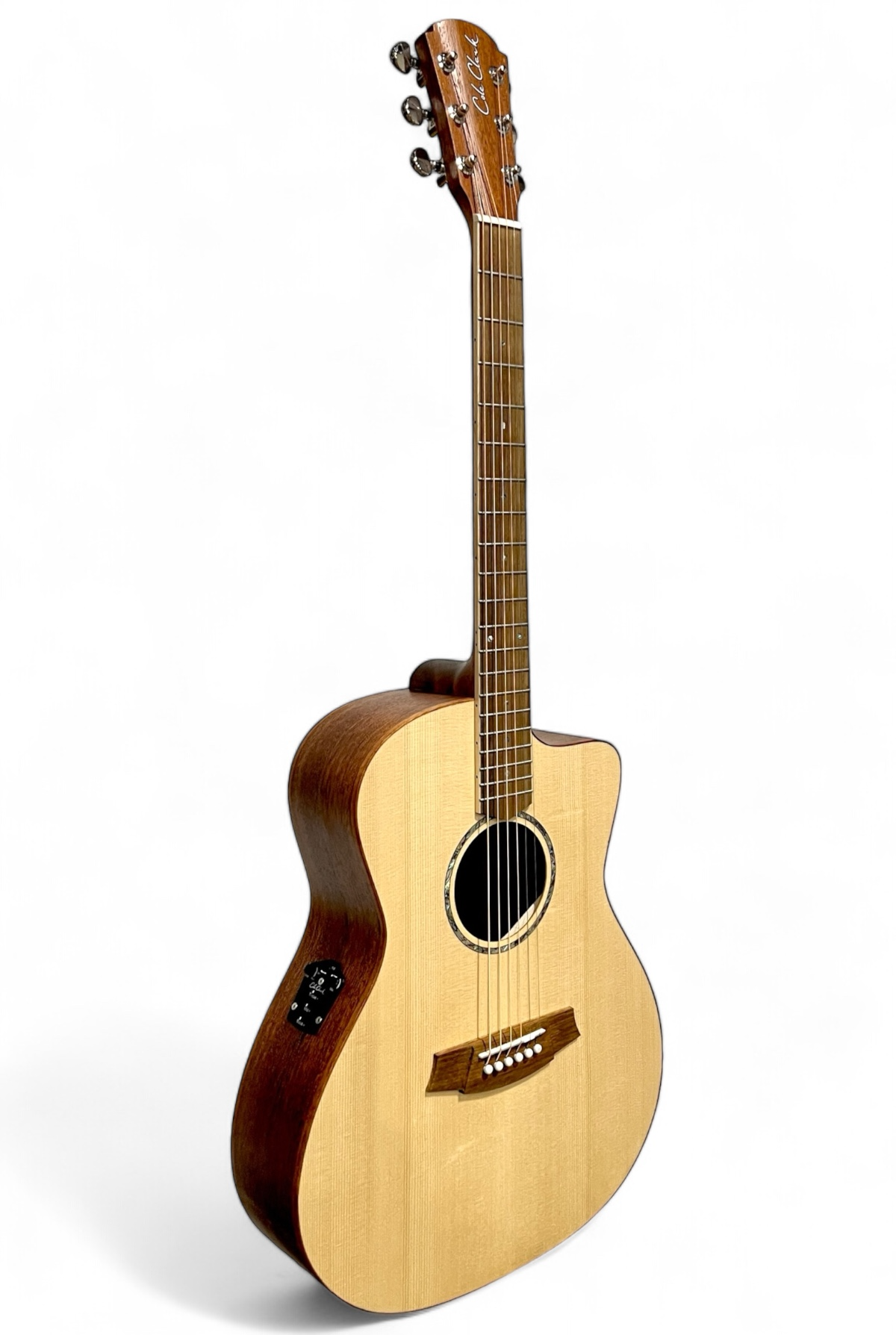 Cole Clark CCSAN1EC-SMAH Studio GA Acoustic Guitar - Spruce / Mahogany