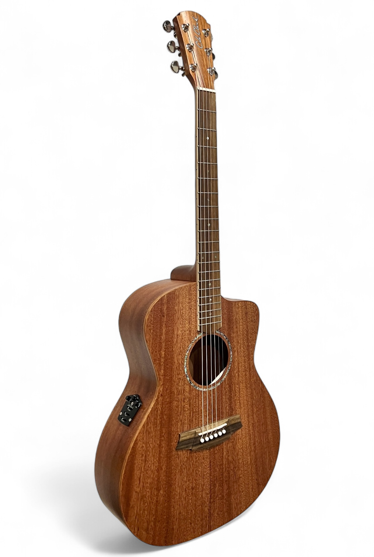 Cole Clark CCSAN1EC-MMAH Studio GA Acoustic Guitar - African Mahogany