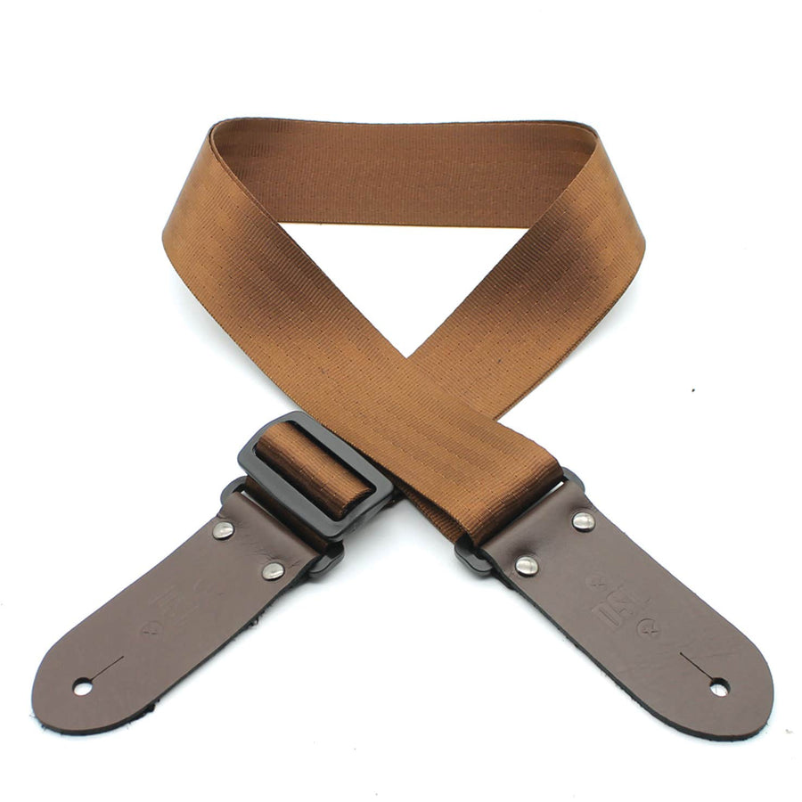 DSL 2" Seatbelt Guitar Strap - BROWN