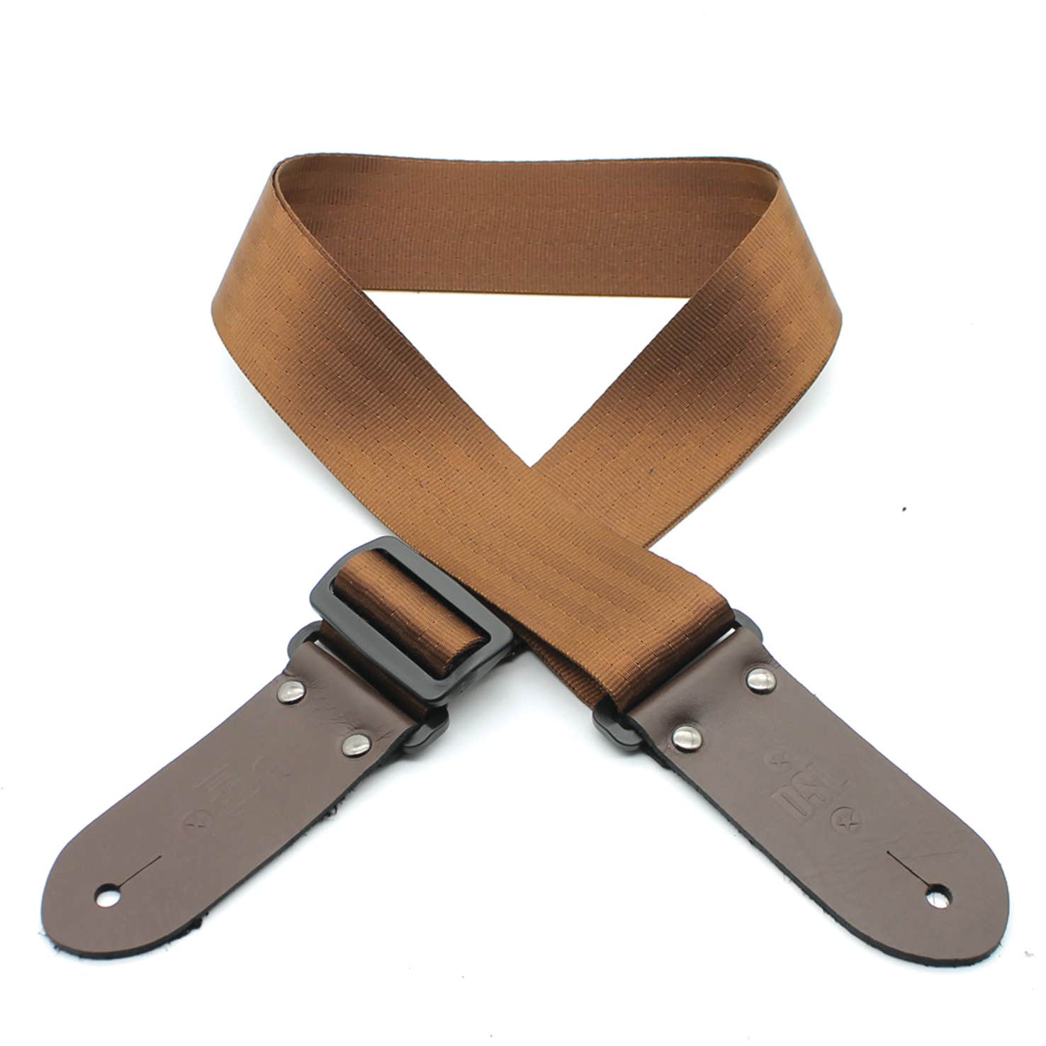 DSL 2" Seatbelt Guitar Strap - BROWN