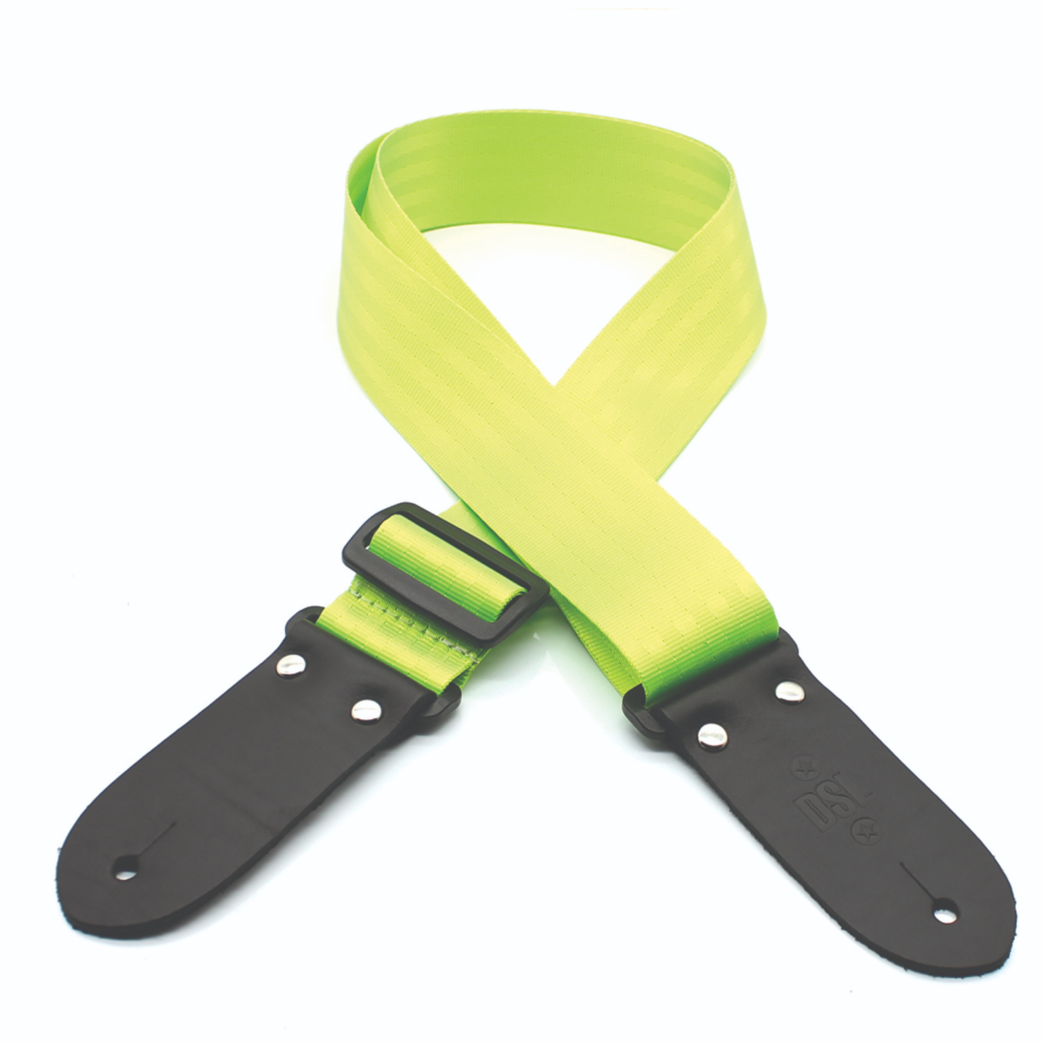 DSL 2" Seatbelt Guitar Strap - LIME
