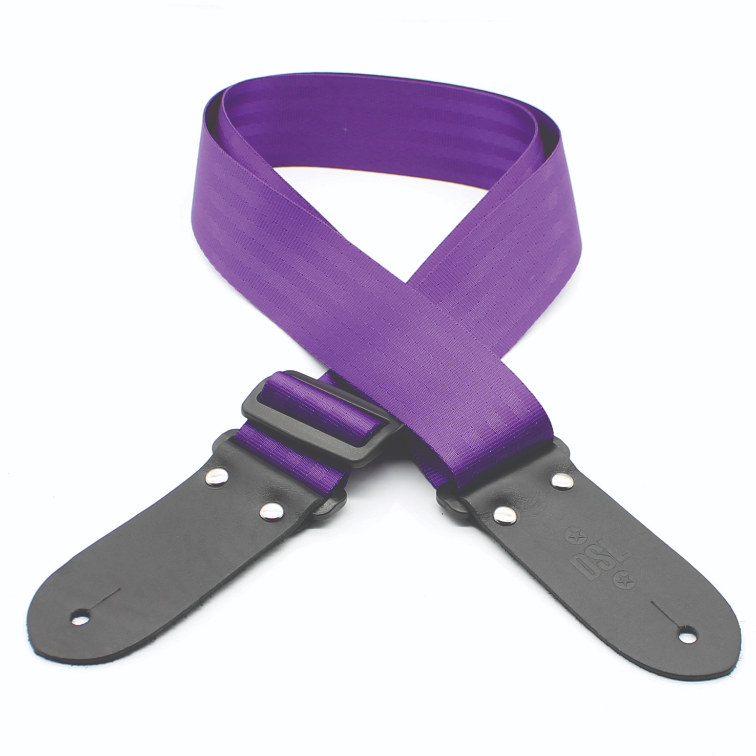 DSL 2" Seatbelt Guitar Strap - PURPLE