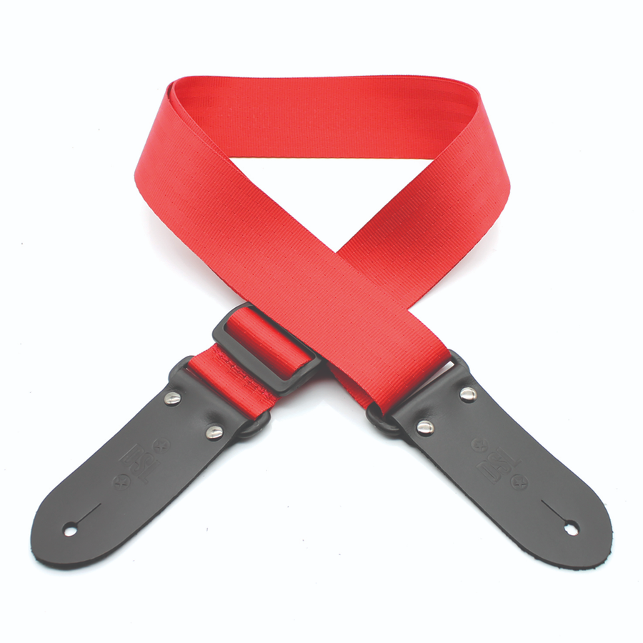 DSL 2" Seatbelt Guitar Strap - RED