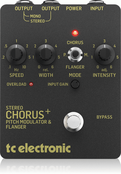 TC Electronic SCF Gold Stereo Chorus / Flanger Pedal | Better Music