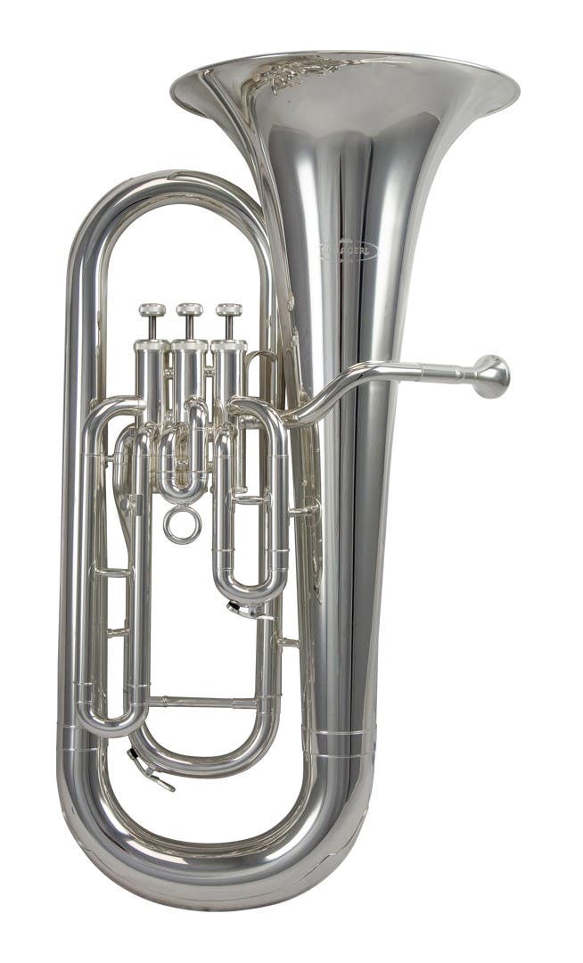 Schagerl SLEP800S 3-Valve Bb Euphonium - Silver Plate