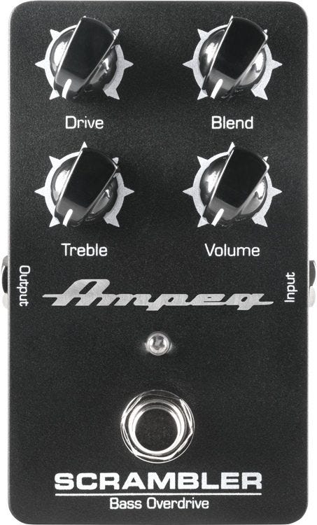 Ampeg SCRAMBLER Bass Overdrive Pedal