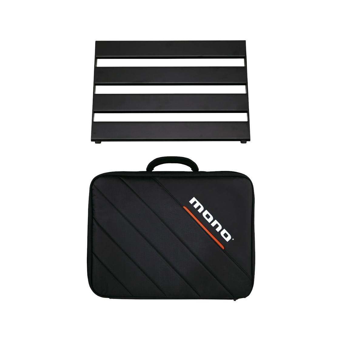 Mono Pedalboard Rail SMALL - Black + Stealth Club Accessory Case