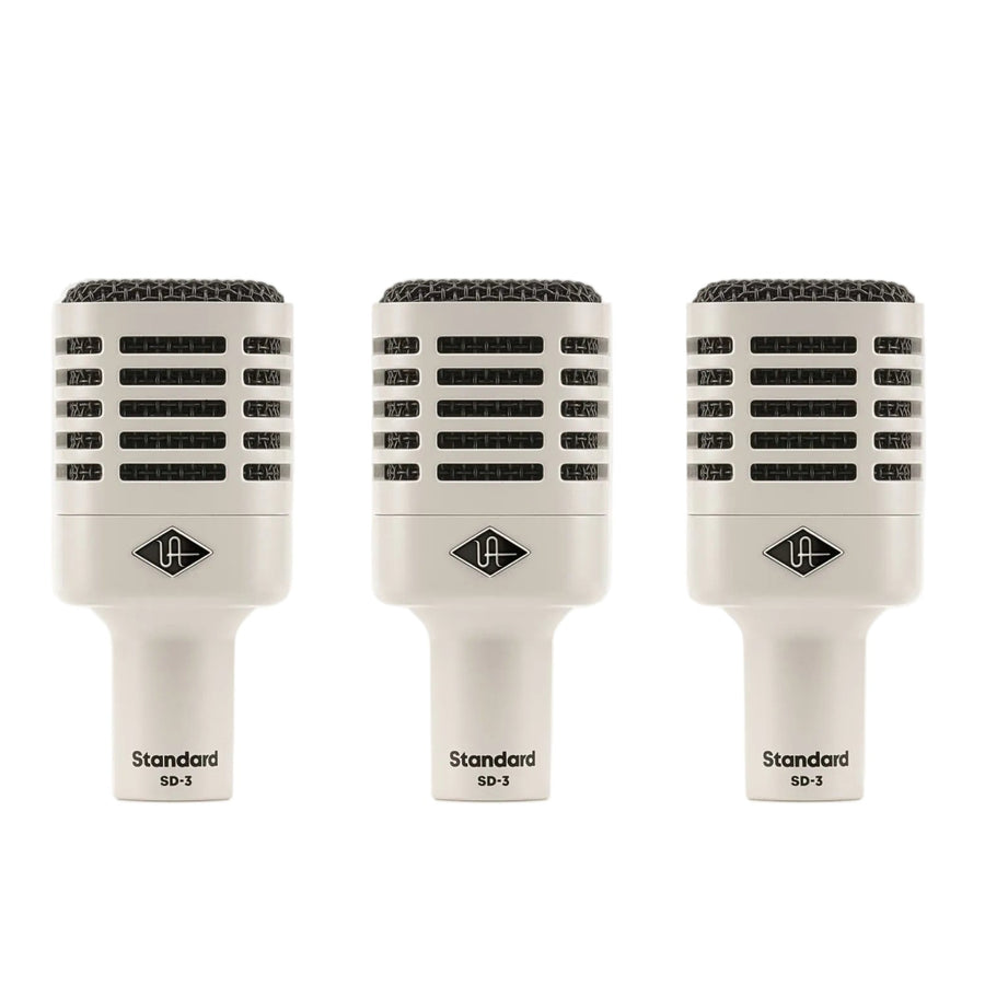 Universal Audio SD-3 PACK Dynamic Microphone w/Hemisphere Modelling (3-Pack)