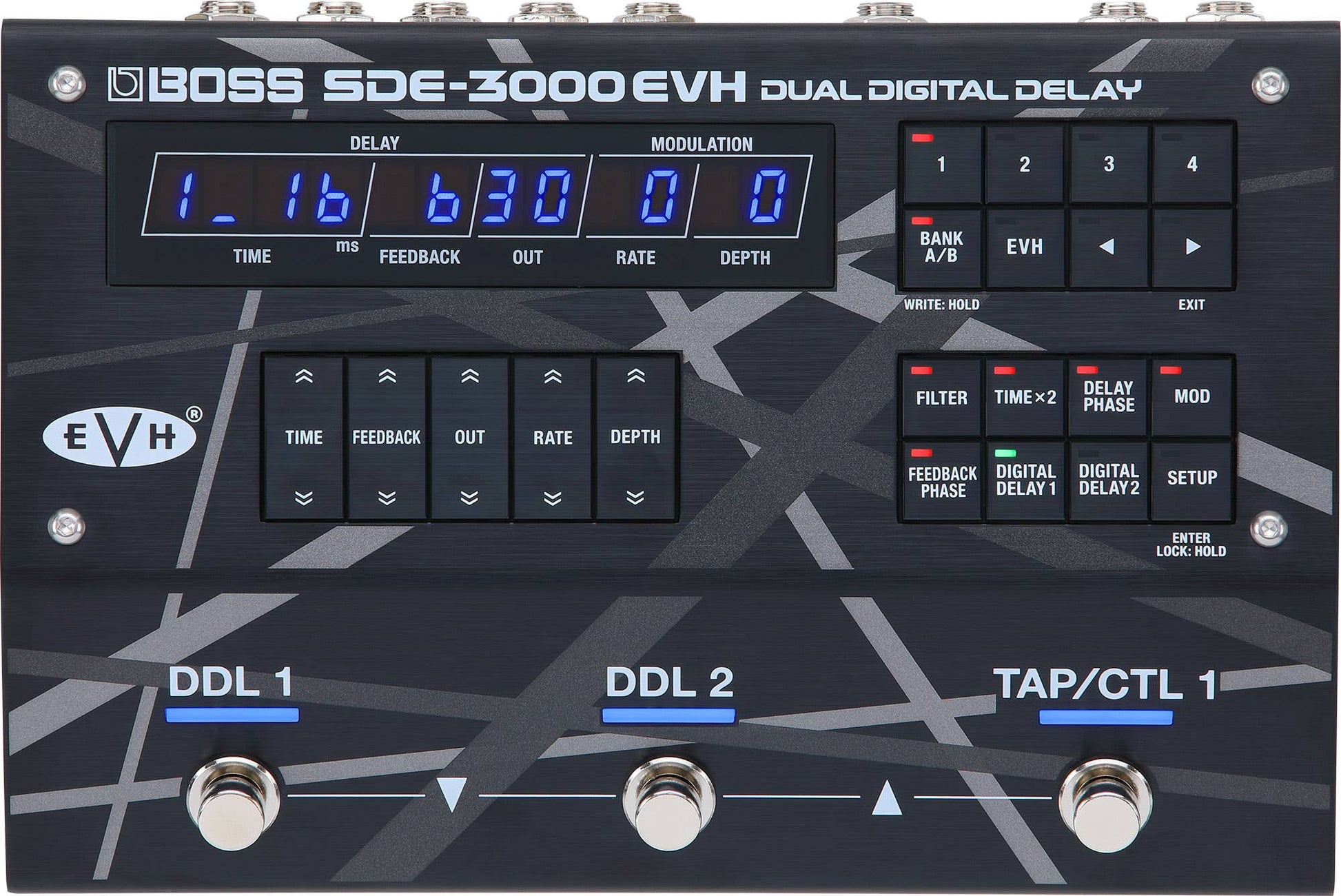Boss SDE-3000EVH Dual Digital Delay Pedal - EVH Edition