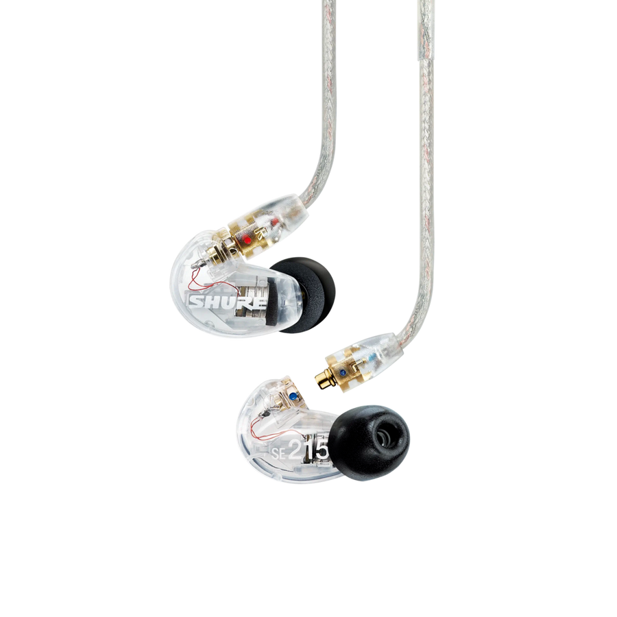 Shure SE215 Sound Isolating Earphones - Clear (SHR-SE215-CL)