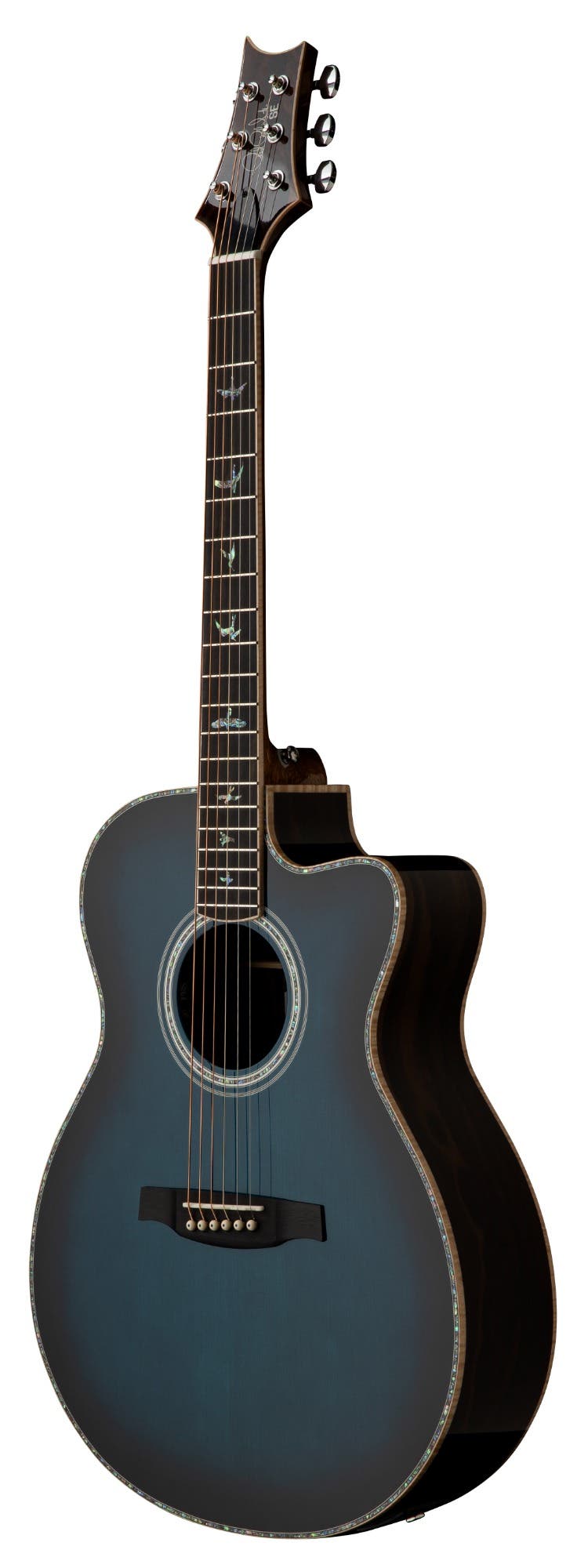 Paul Reed Smith (PRS) SE A60E Acoustic Electric w/Case - Cobalt Blue Burst