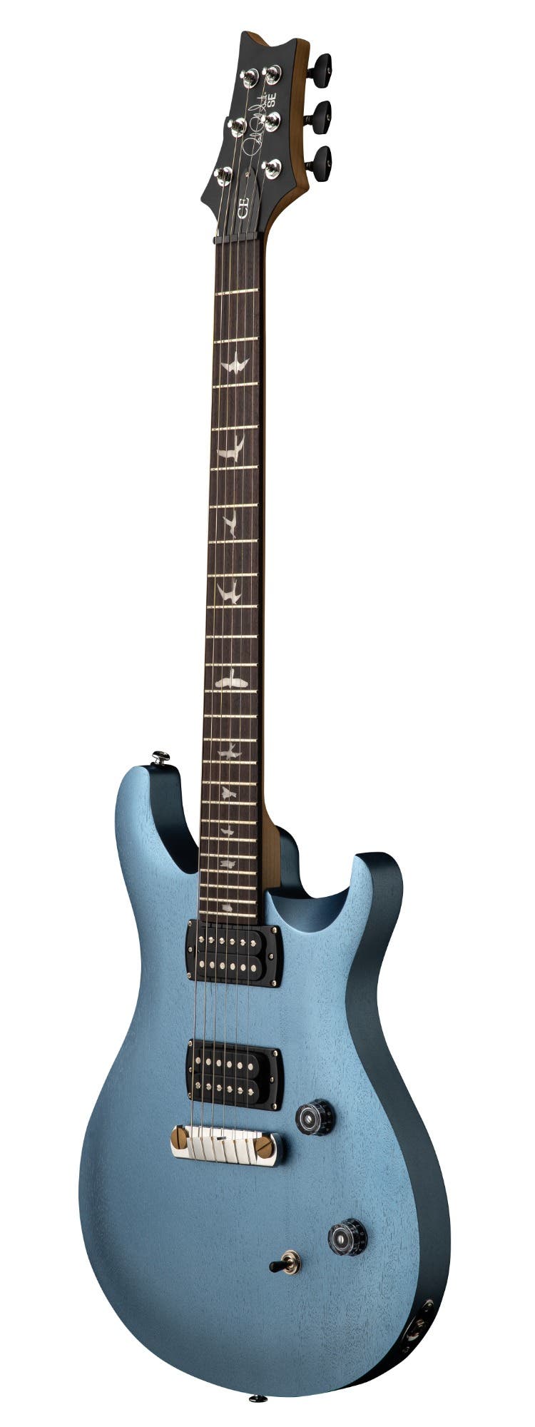 Paul Reed Smith (PRS) SE CE24 Standard Satin Stoptail - Ice Blue Metallic
