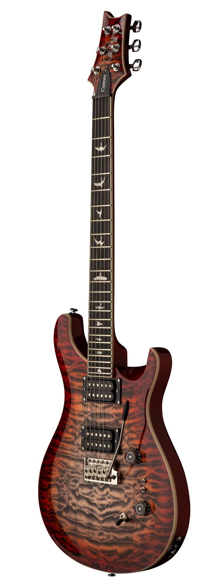 Paul Reed Smith (PRS) SE Custom 24 08 Quilt - Charcoal Cherry