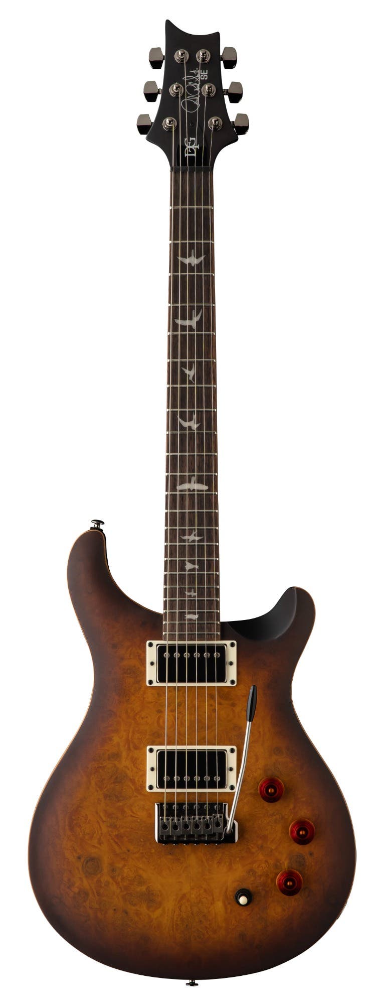 Paul Reed Smith (PRS) SE DGT Laurel Burl -  McCarty Tobacco Burst