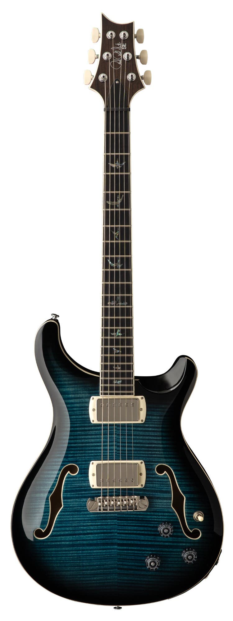 Paul Reed Smith (PRS) SE Hollowbody II Piezo - Peacock Blue Burst