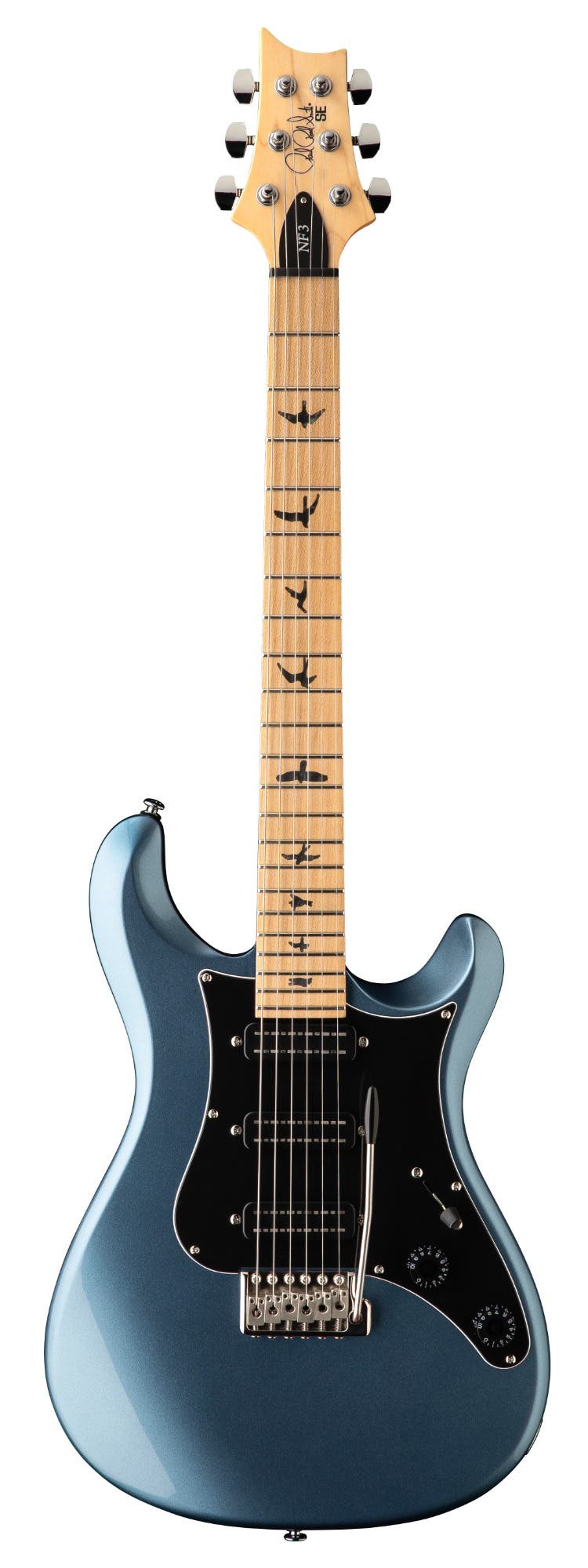 Paul Reed Smith (PRS) SE NF3 Electric Guitar - Maple Fingerboard - Ice Blue Metallic