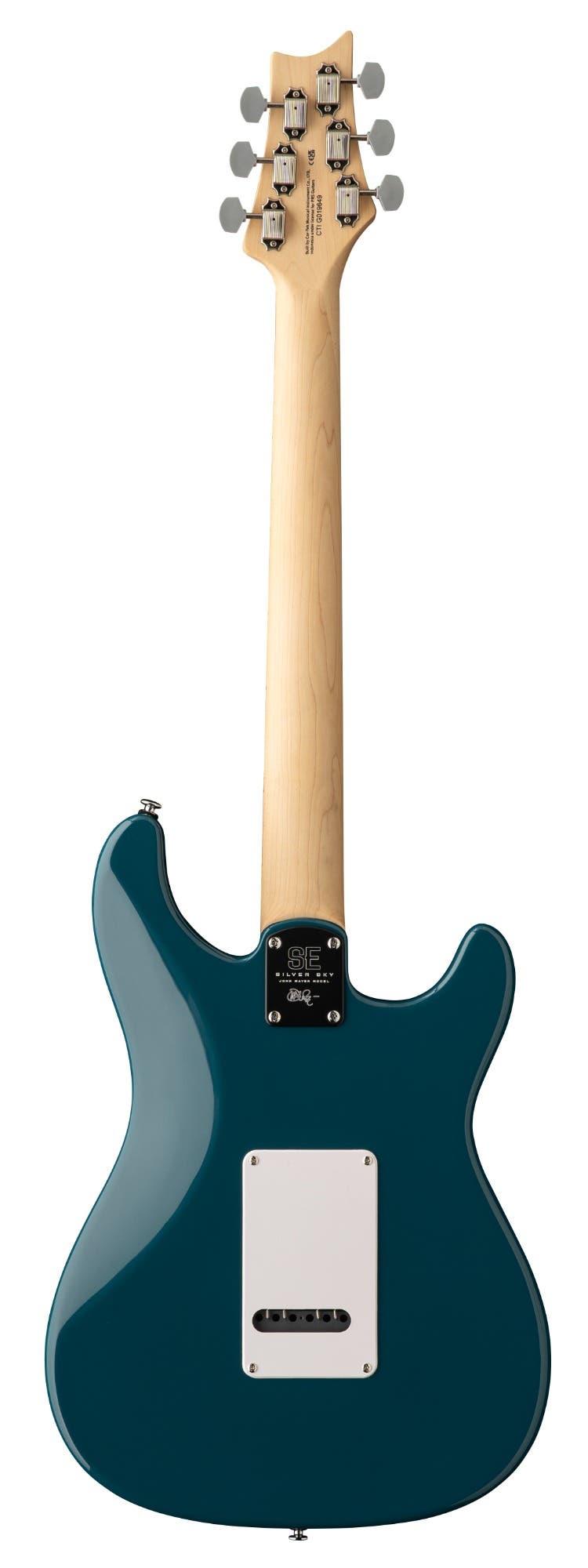 Paul Reed Smith (PRS) SE Silver Sky Lefty Maple FB - Nylon Blue