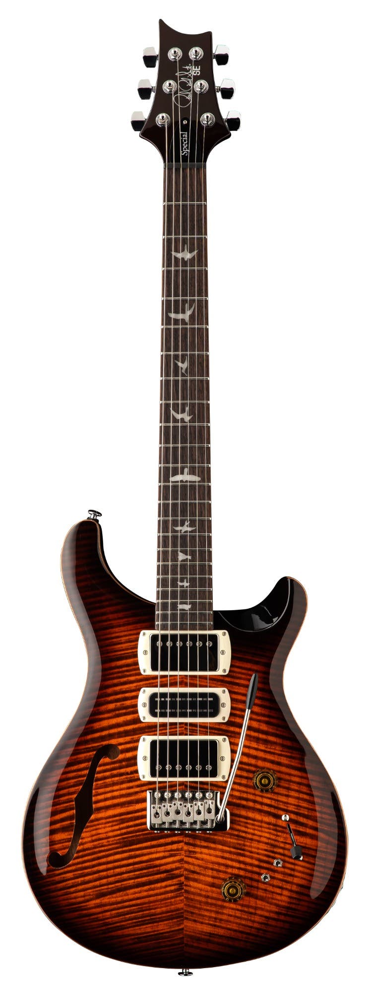 Paul Reed Smith (PRS) SE Special Semi Hollow - Orange Tiger Smokeburst