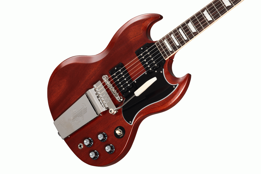 Gibson SG Standard Faded '61 Maestro Vibrola - Vintage Cherry