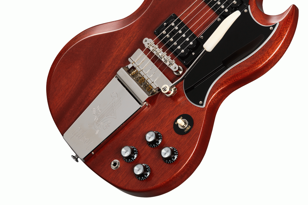 Gibson SG Standard Faded '61 Maestro Vibrola - Vintage Cherry