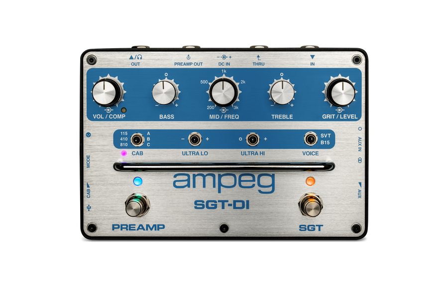 Ampeg SGT-DI 'Blue Line' Anniversary Edition Bass Preamp / DI