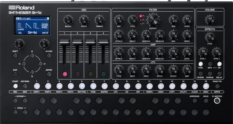 Roland SH-4d Compact Desktop Synth