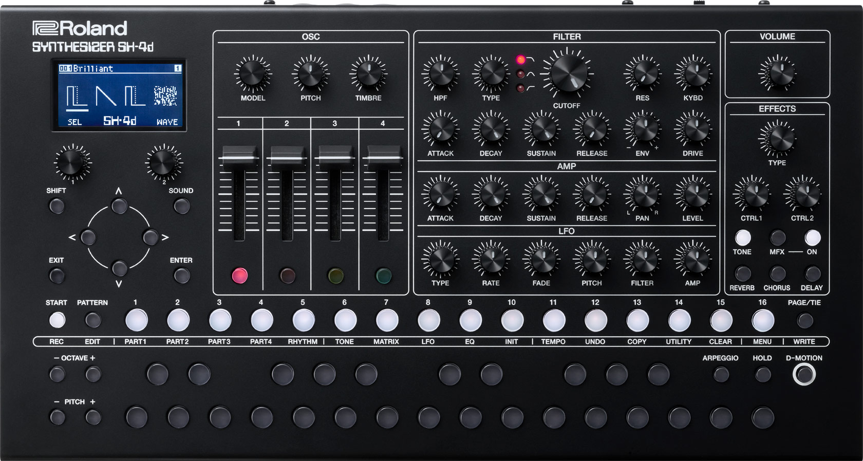 Roland SH-4d Compact Desktop Synth