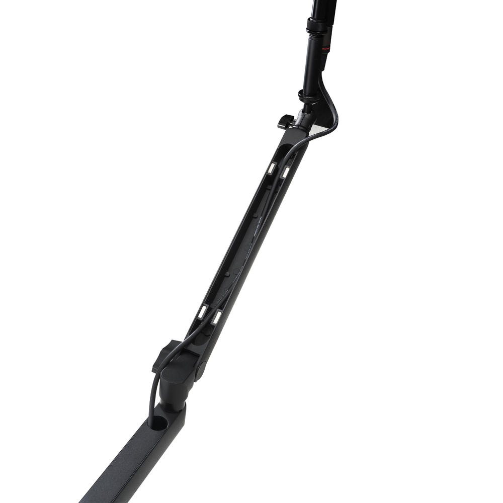 Gator SH-BROADCAST2 Shure Low-Profile Desktop Mic Boom Stand