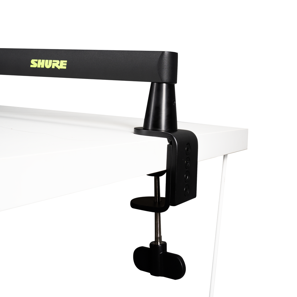 Gator SH-BROADCAST2 Shure Low-Profile Desktop Mic Boom Stand
