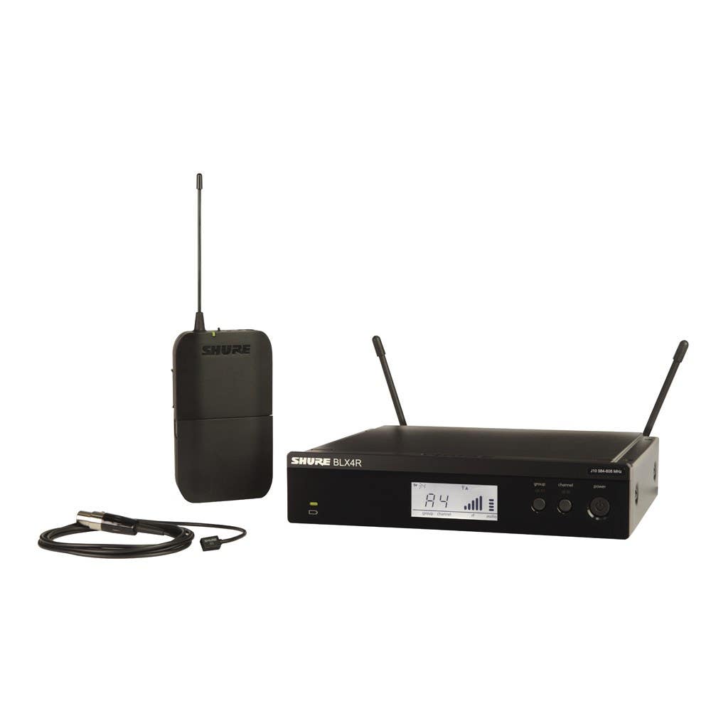 Shure BLX14R / W93 Wireless Lapel Microphone System
