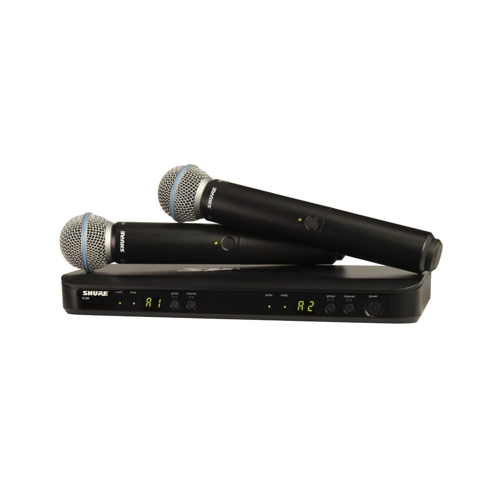 Shure BLX288 / Beta58 Dual Handheld Wireless Microphone System