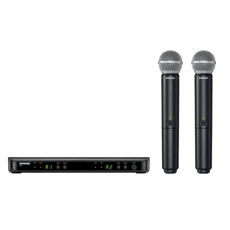 Shure BLX288 / SM58 Dual Wireless Mic System M17 (662-686MHz)