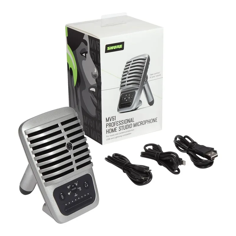 Shure Motiv MV51-DIG Digital Large-Diaphragm Condenser Microphone