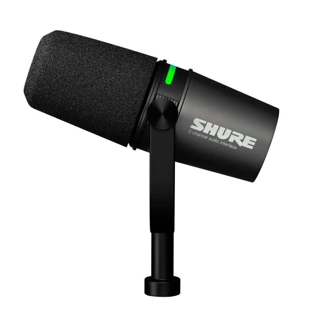 Shure MV7i USB Smart Microphone w/XLR + Headphone Connectivity