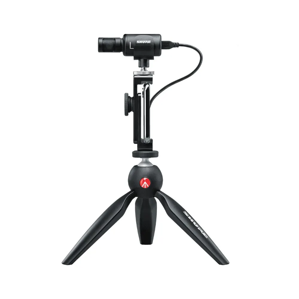 Shure MV88+DIG-VK Motiv Digital Stereo Mic Video Kit w/Stand