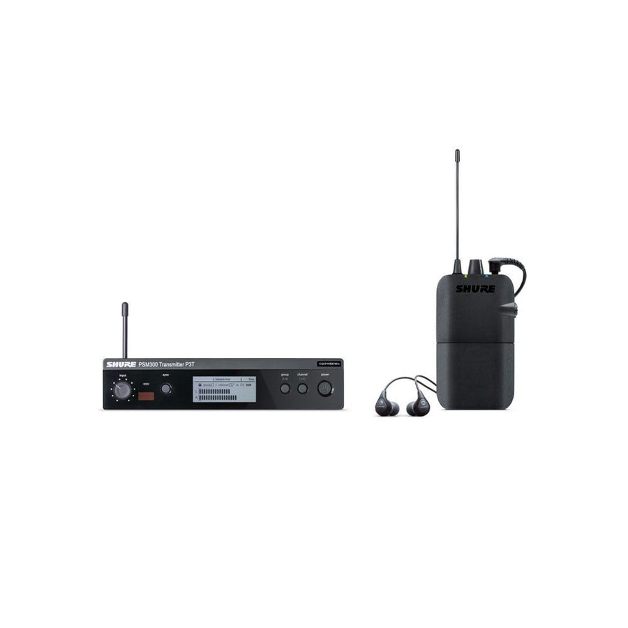 Shure PSM300 Wireless System w/SE112 Sound Isolating Earphones
