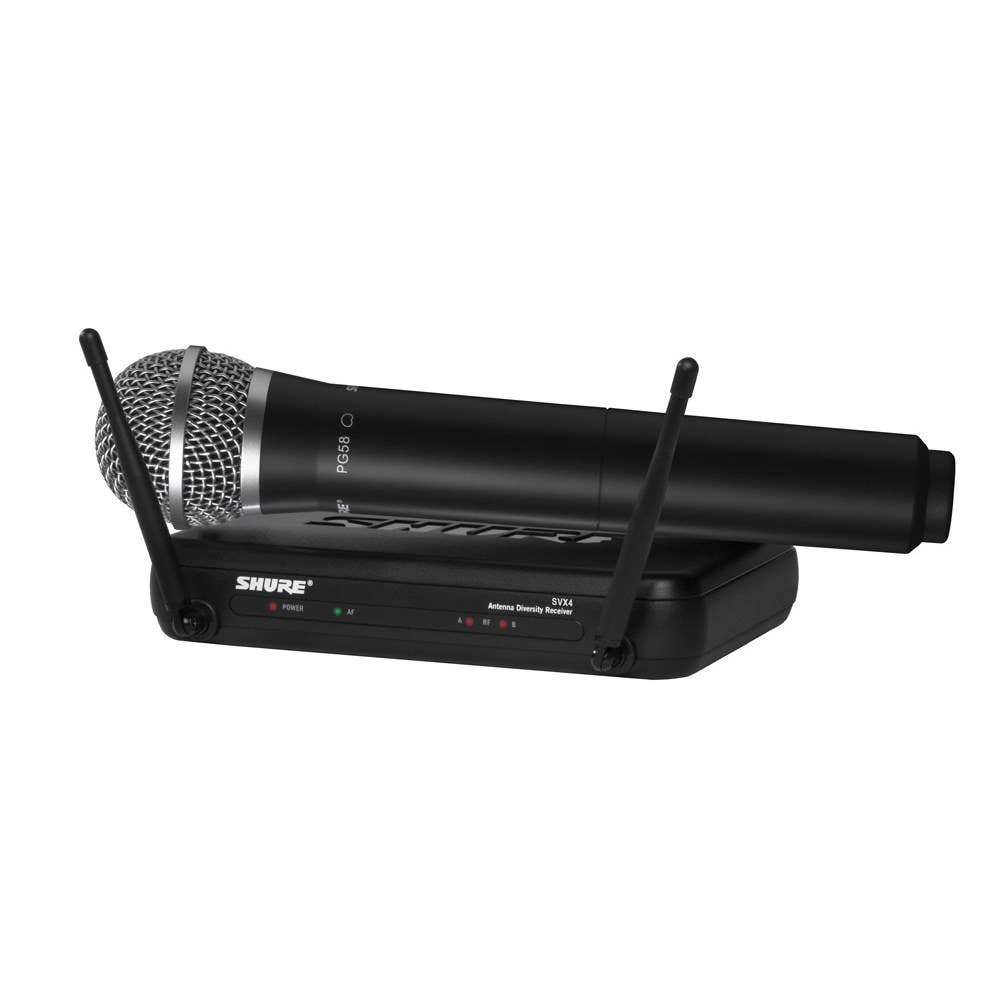 Shure SVX PG58 Vocal Handheld UHF Wireless System