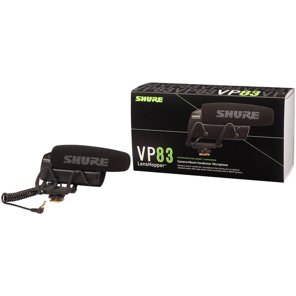 Shure VP83 LensHopper Camera-Mount Condenser Microphone