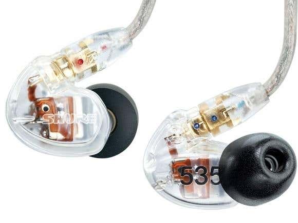 Shure SE535 Sound Isolating Earphones - Clear (SHR-SE535CL)