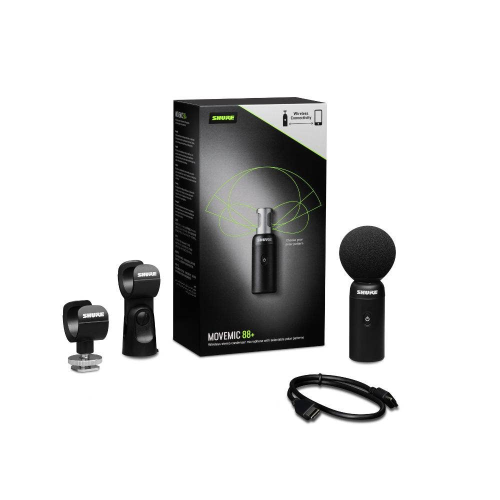 Shure MoveMic 88+ Wireless Stereo Microphone