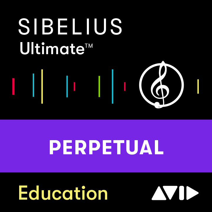 AVID Sibelius ULTIMATE Notation Software - Educational (New Perpetual License)