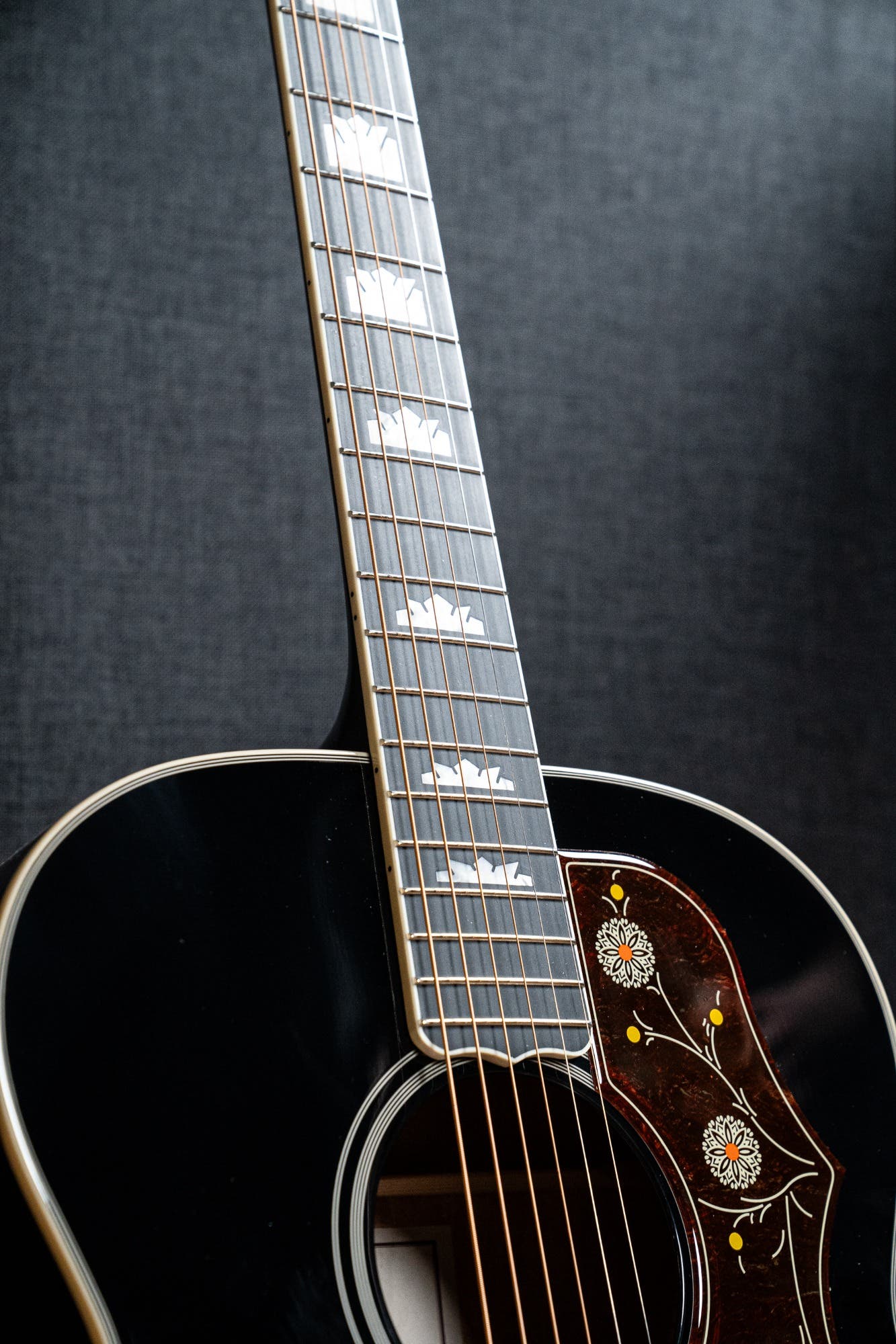 Sigma GJM-SG200BK Jumbo Acoustic Guitar - Black