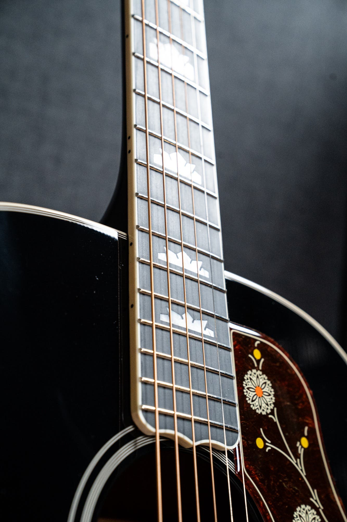 Sigma GJM-SG200BK Jumbo Acoustic Guitar - Black