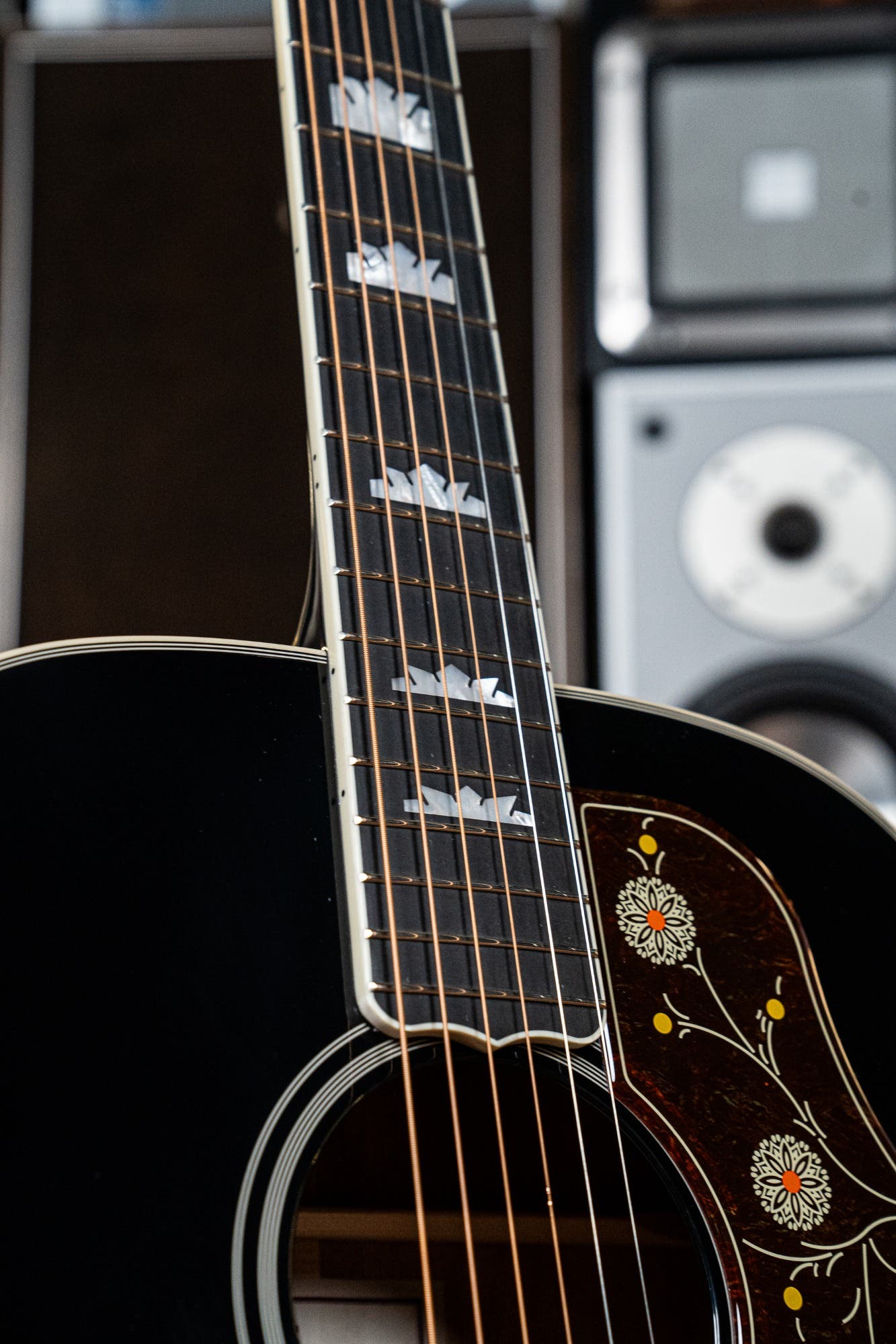 Sigma GJM-SG200BK Jumbo Acoustic Guitar - Black